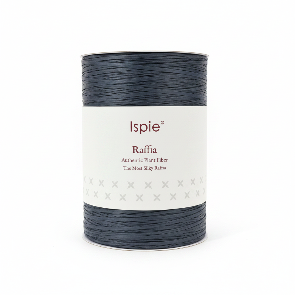 Raffia Ispie - Charcoal