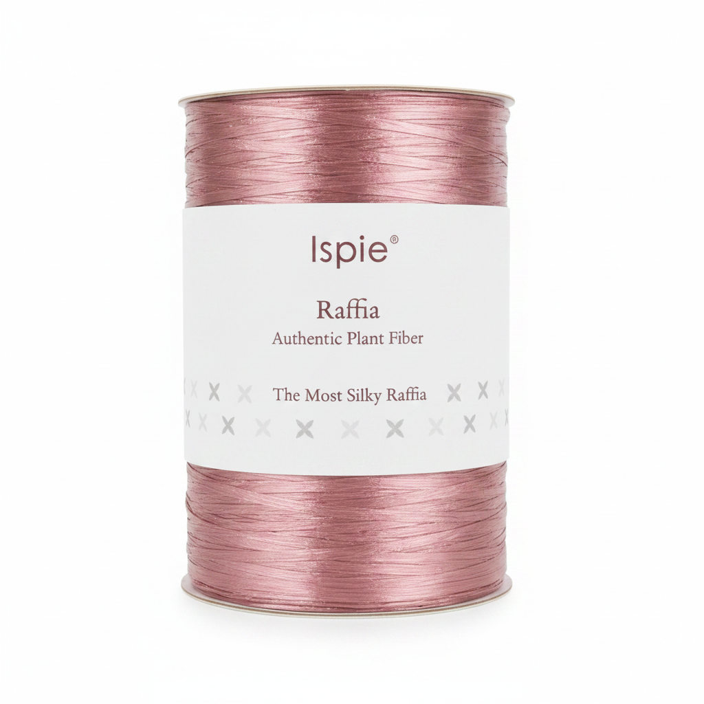 Raffia Ispie - Rose Quartz